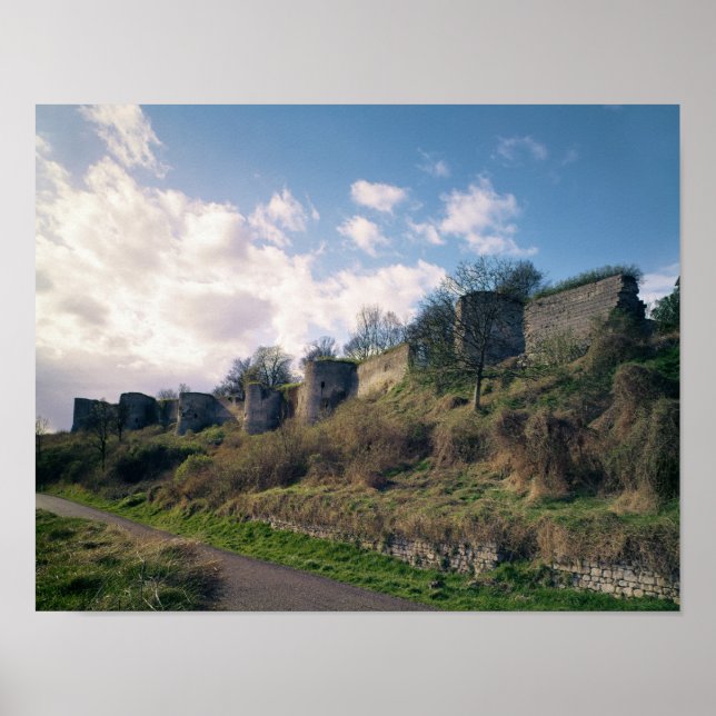 Poster Vista das fortificações, 1226-42 (Frente)