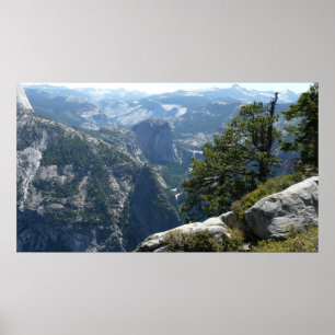 Poster Vista das Montanhas Yosemite no Parque Nacional Yo