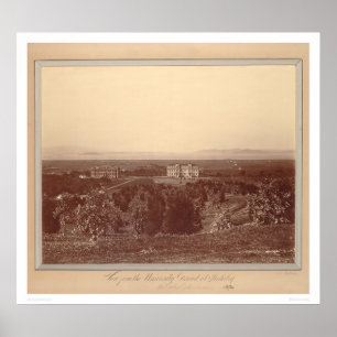 Pôster Vista das terras da universidade em Berkeley