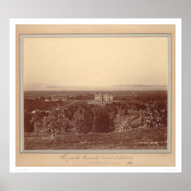 Pôster Vista das Universidades de Berkeley(1337) (Frente)