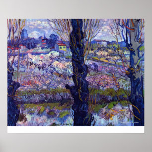 Pôster Vista de Arles por Vincent van Gogh