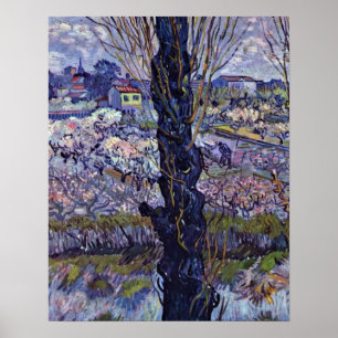 Poster Vista de Arles por Vincent Willem Van Gogh