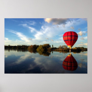 Pôster vista de balão