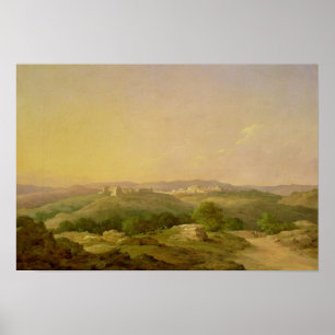 Pôster Vista de Bethlehem, 1857