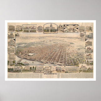 Poster Vista de Bird de Sacramento, Calif. (1293)