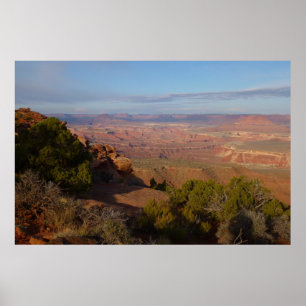 Pôster Vista de Canyonlands do Grand View Point Trail