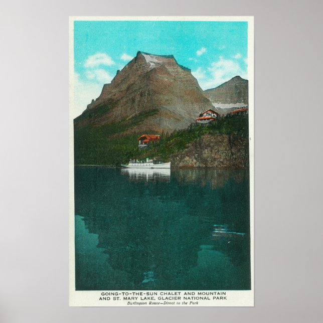 Poster Vista de Chalet Ir para o Sol (Frente)