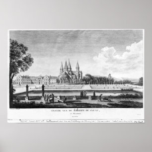 Poster Vista de Cluny Abbey