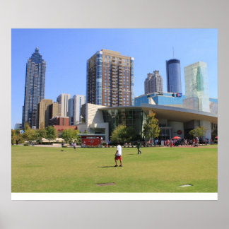 Poster vista de cola do Centro Atlanta