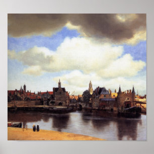 Poster Vista de Delft