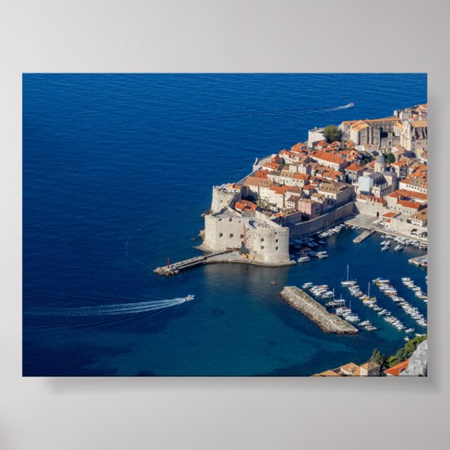 Poster Vista de Dubrovnik (Frente)