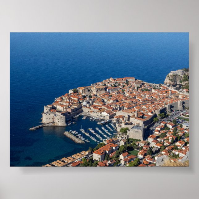 Poster Vista de Dubrovnik (Frente)