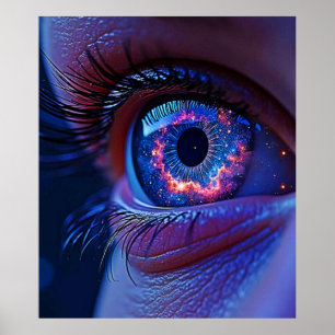 Poster Vista de Estelar dos Olhos Cósmicos