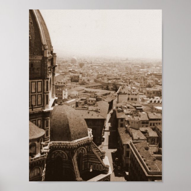 Poster Vista de Florença (Frente)