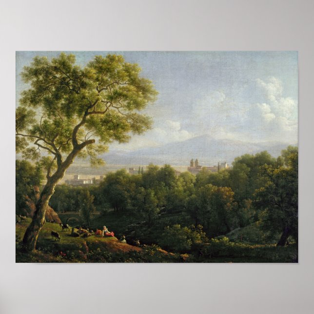 Pôster Vista de Frascati (Frente)