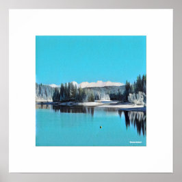 Pôster Vista de inverno