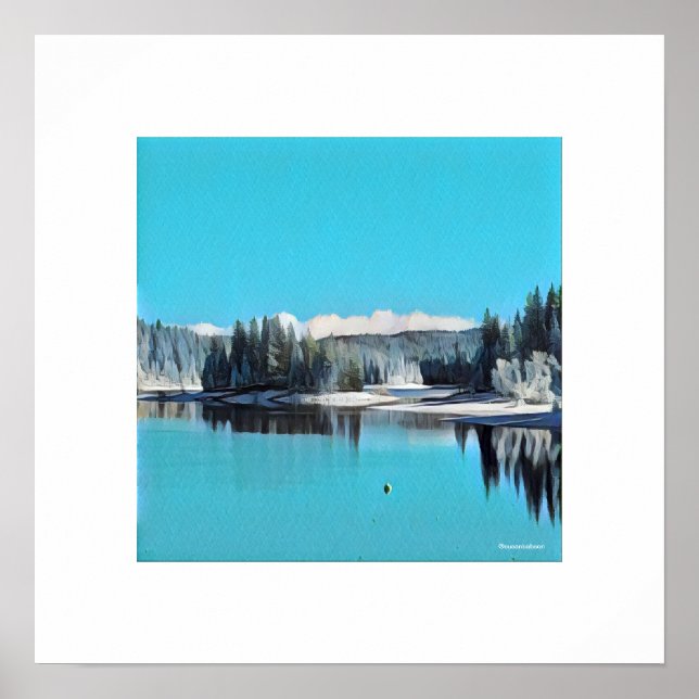 Pôster Vista de inverno (Frente)