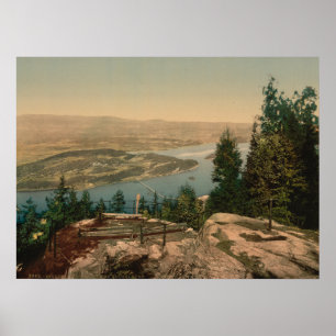 Poster Vista de Krogkleven, Ringerike, Noruega
