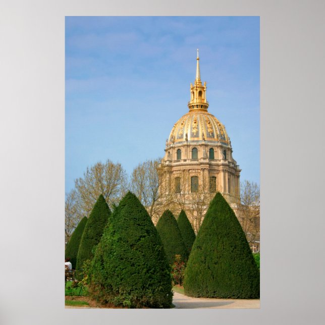 Poster Vista de Les Invalides Eglise Du Dome (Frente)