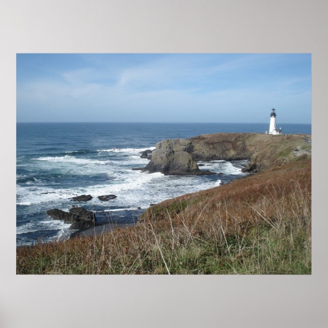 Pôster Vista de Linha Costeira (Frente)