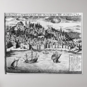 Pôster Vista de Lisboa