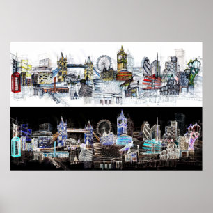 Poster Vista de Londres