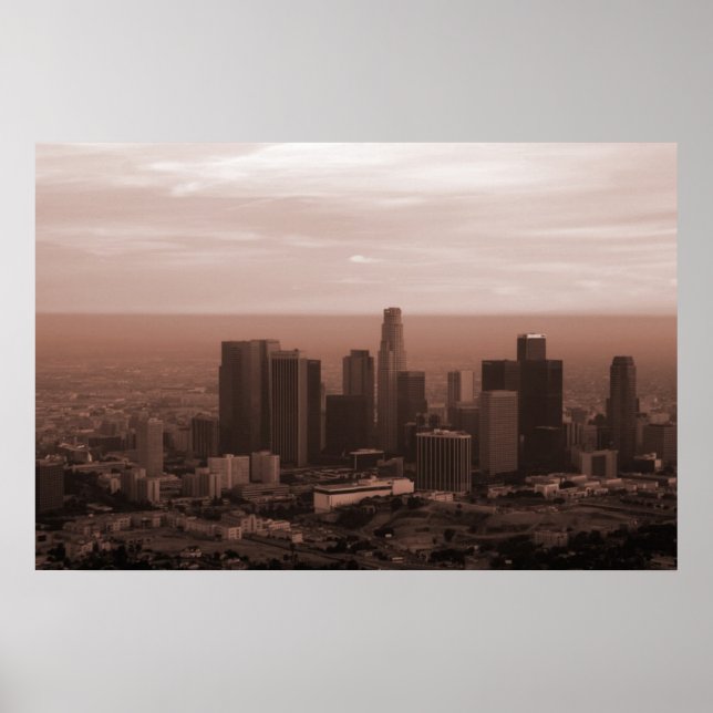 Poster Vista de Los Angeles (Frente)