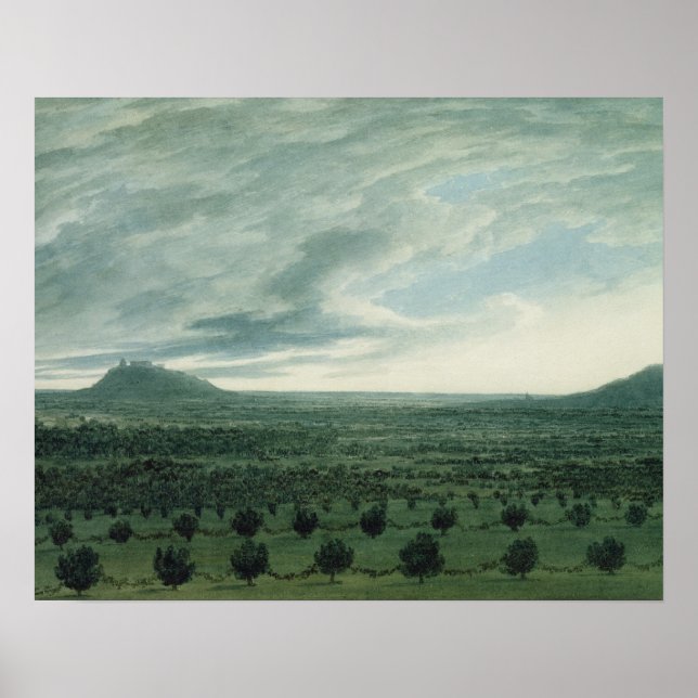 Pôster Vista de Mirabella, c.1782 (Frente)