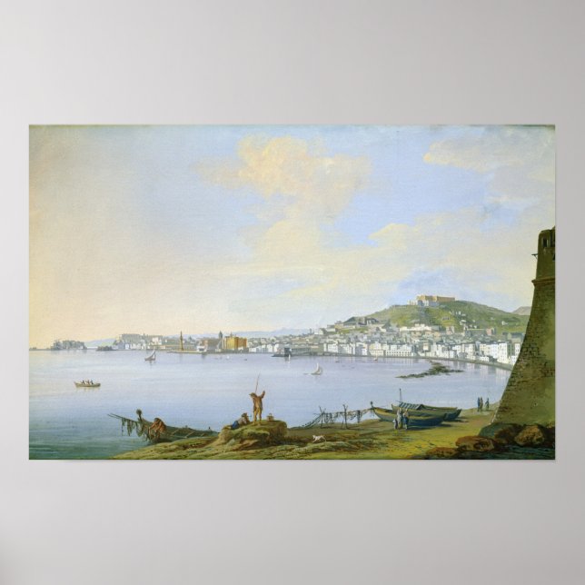 Poster Vista de Nápoles (Frente)