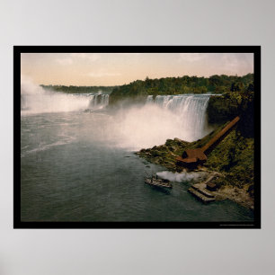 Poster Vista de Niagara Falls 1898