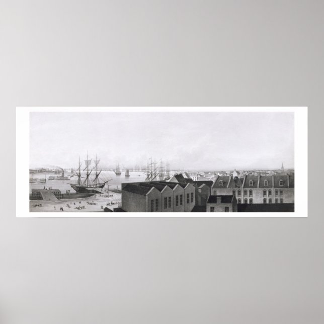 Poster Vista de Nova Orleans tirada do Baixo Algodão Pr (Frente)