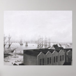 Poster Vista de Nova Orleans tirada do Baixo Algodão Pr