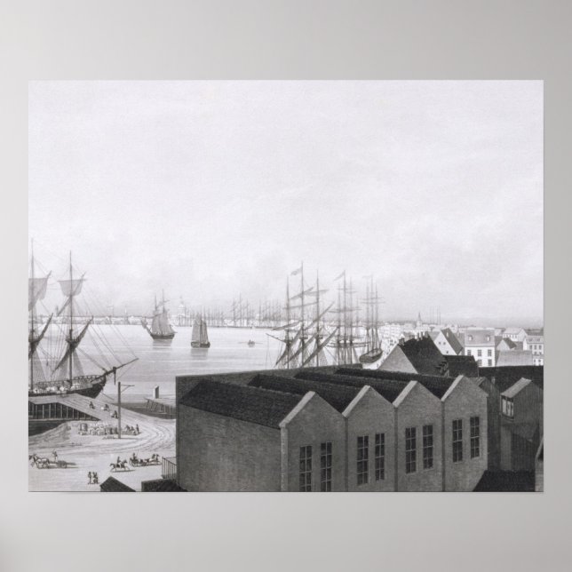 Poster Vista de Nova Orleans tirada do Baixo Algodão Pr (Frente)