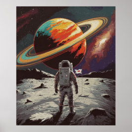 Poster Vista de outro planeta