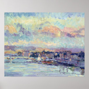 Pôster Vista de Paris (óleo em canvas)