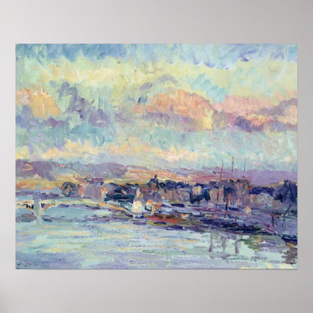 Pôster Vista de Paris (óleo na canvas) (Frente)