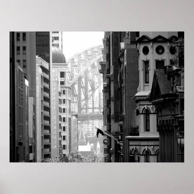 Pôster Vista de Ponte do Porto 1 (Frente)