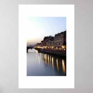 Poster Vista de Ponte Vecchio