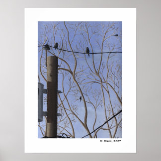 Poster Vista de Portas Traseiras