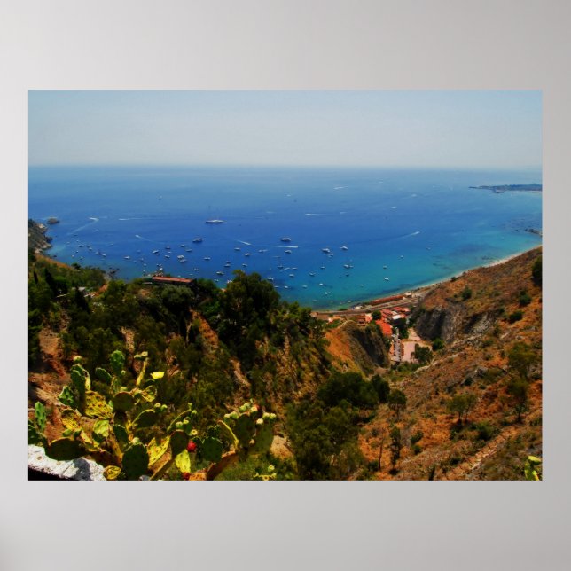 Poster Vista de Taormina 1 (Frente)