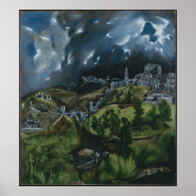 Pôster Vista de Toledo (Frente)