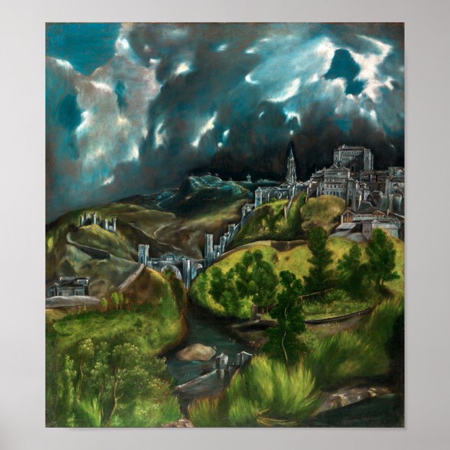Poster Vista de Toledo | El Greco | (Frente)