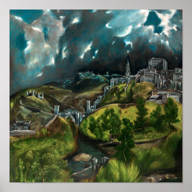 Poster Vista de Toledo | El Greco | (Frente)