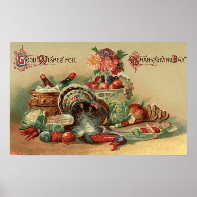 Poster Vista de um Banquete (Frente)