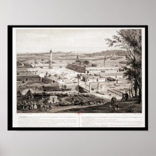 Pôster Vista de um Phalanstery Francês
