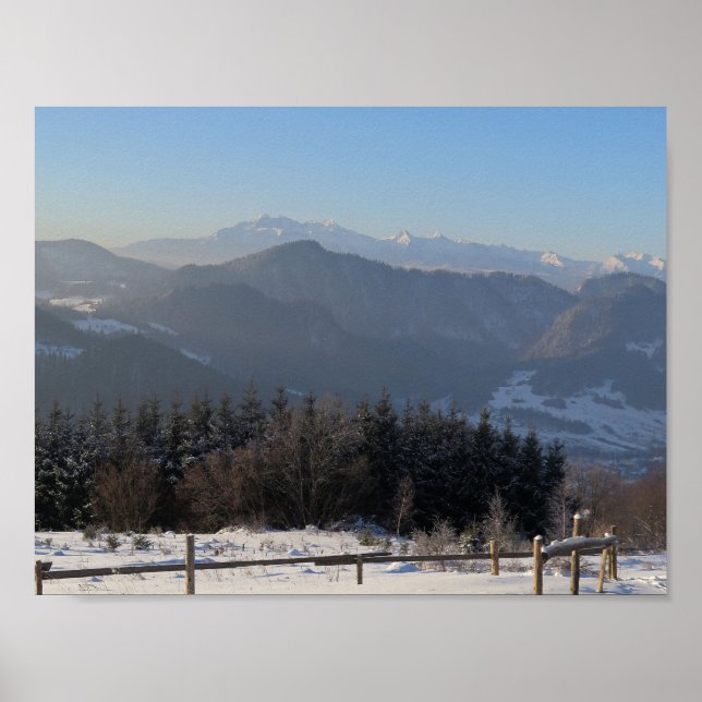 Pôster Vista de Winter Tatras de Besboy Sądecki (Frente)