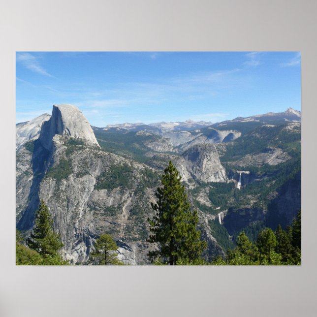Poster Vista de Yosemite do Glacier Point, CA (Frente)