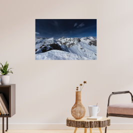 Poster Vista deslumbrante do monte Viševnik, Eslovênia