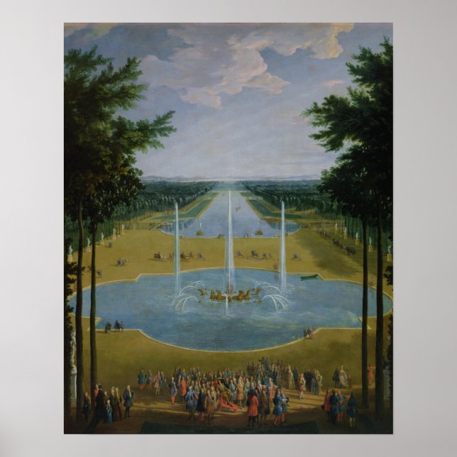 Poster Vista do Bassin d'Apollon (Frente)