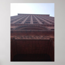 Poster Vista do chão do Guaranty Building